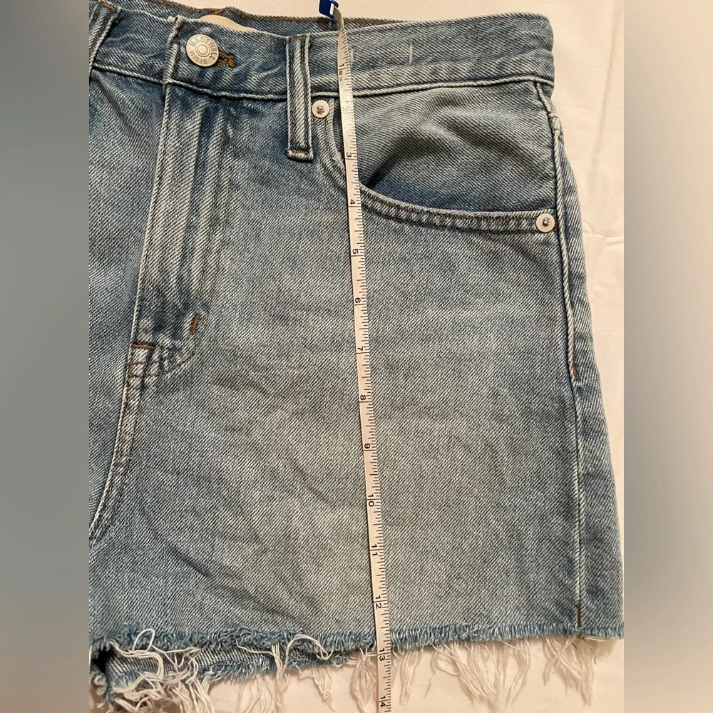 Madewell Jeans  Blue Denim Short size 27 - Picture 12 of 14